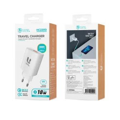 Cargador USB de 18 W Blanco