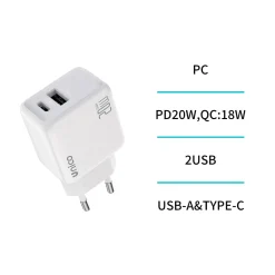 Cargador USB 18W Blanco