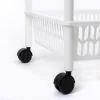 Carrito auxiliar con 3 cestas blanco