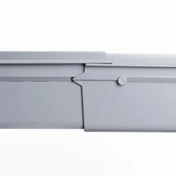 Carrito auxiliar gris extensible con 4 cestos