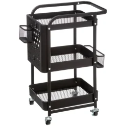 Carrito Cocina negro de metal