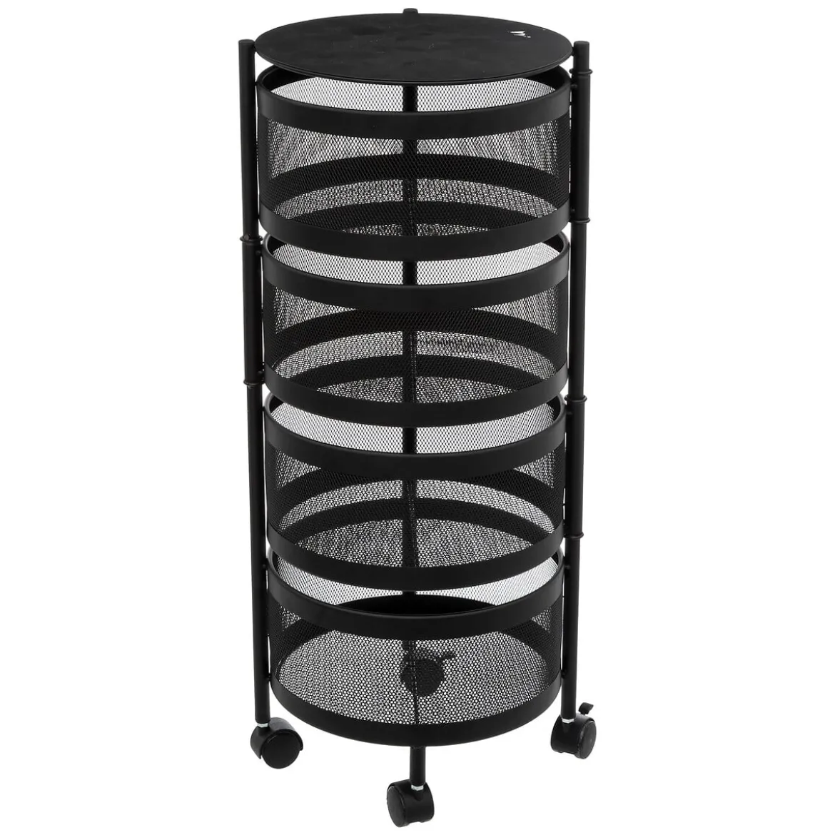 Carrito cocina redondo MAYAJ negro