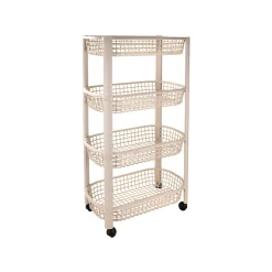 Carrito de cocina con 4 cestas