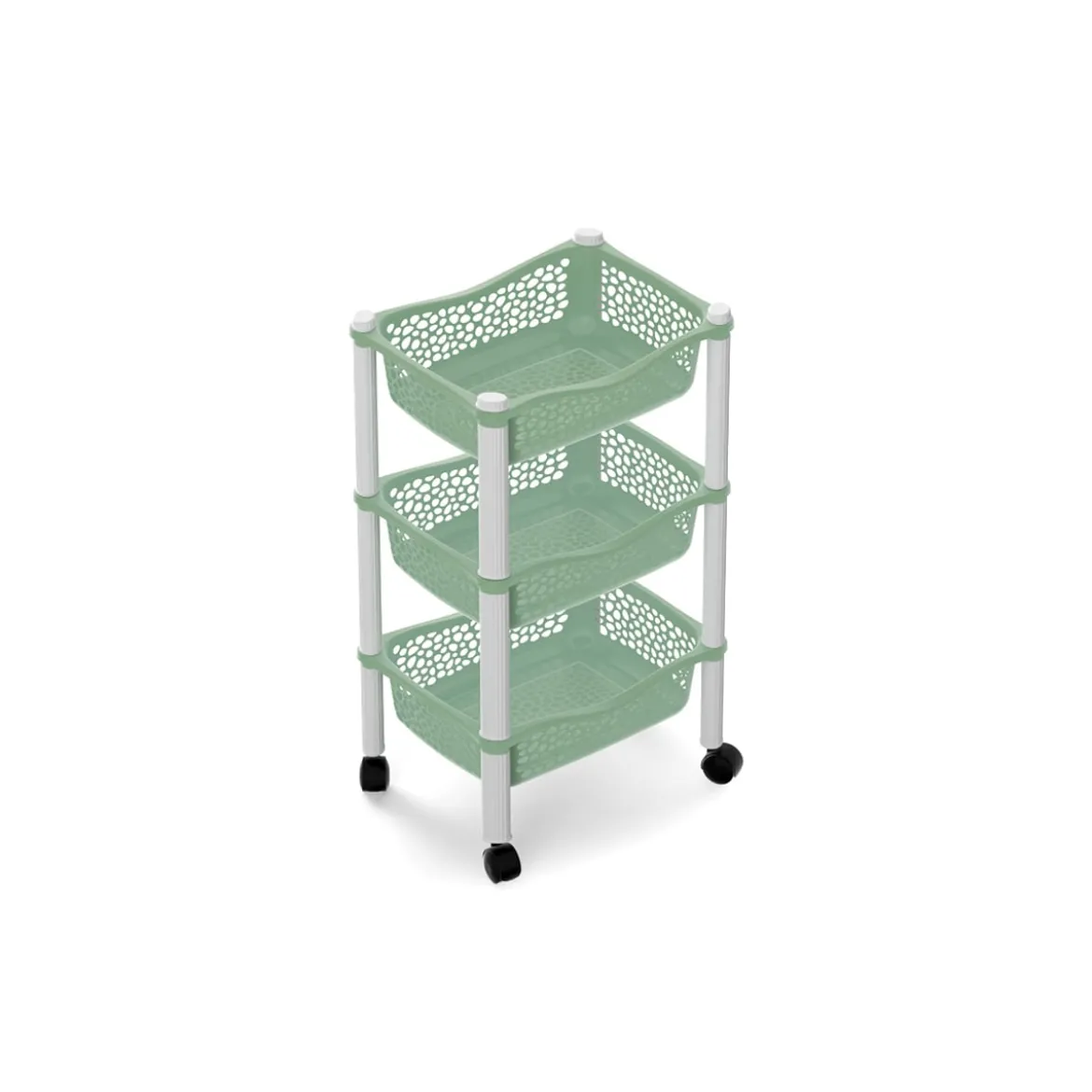 Carrito De Cocina Con 3 Cestas Althea
