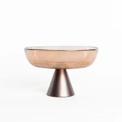 Centro de mesa con pie OSLO de vidrio