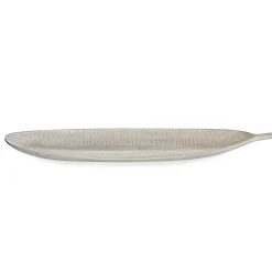 Centro De Mesa Hoja De Madera 59x21Cm