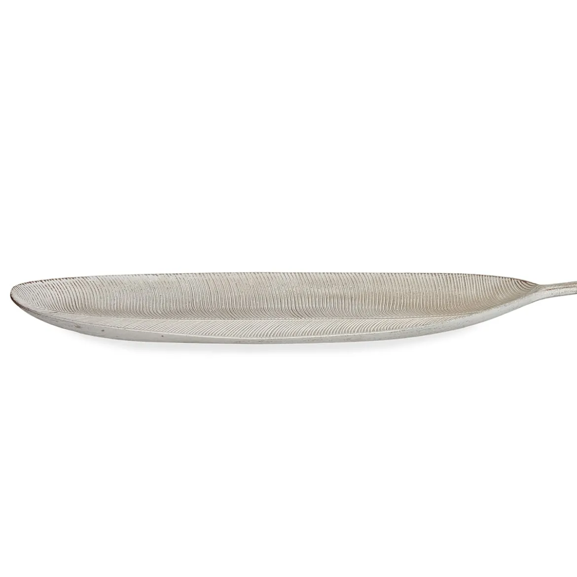 Centro De Mesa Hoja De Madera 59x21Cm
