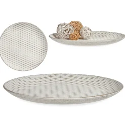 Centro de mesa MDF blanco 35cm