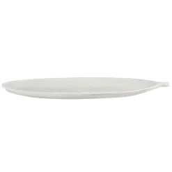 Centro Mesa Hoja De Madera 49.5x18Cm