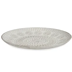 Centro Mesa Mdf Blanco 29.5x29.5x2.7Cm