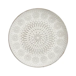 Centro Mesa Mdf Blanco 29.5x29.5x2.7Cm