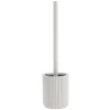 Cepillo WC Blanco Estriado