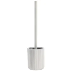 Cepillo WC Blanco Estriado