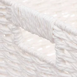 Cesta Blanca De Almacenaje 15x31x31Cm