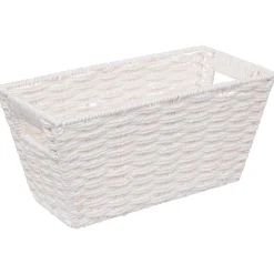 Cesta Blanca P/Almacenaje 15x15x31Cm