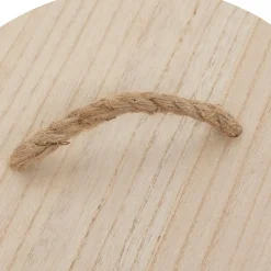 Cesta con tapa beige 38x25cm