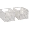Cesta De Almacenaje Blanca Tam.1-2/4