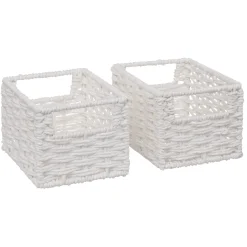 Cesta De Almacenaje Blanca Tam.1-2/4