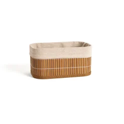 Cesta De Almacenaje De Bambú