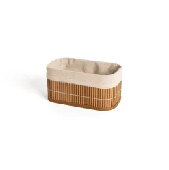 Cesta De Almacenaje De Bambú