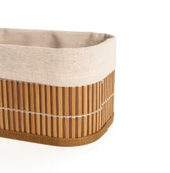 Cesta De Almacenaje De Bambú