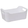 Cesta de almacenaje LISSA blanco 2,2L