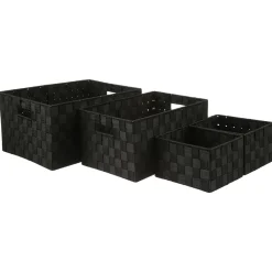 Cesta De Almacenaje Negro Tam.4/4