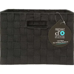 Cesta De Almacenaje Negro Tam.4/4