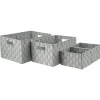 Cesta De Almacenaje Tamaño.1-2/4 Gris
