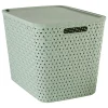 Cesta de almacenaje TRESSY verde 28L