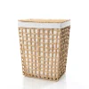 Cesta de baño natural y lino 48cm