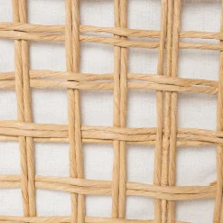 Cesta de baño natural y lino 48cm