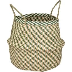Cesta Decorativa Elie Seagrass Con Asas