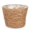 Cesta de rafia beige 18cm