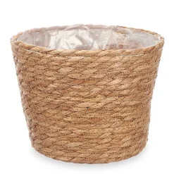 Cesta de rafia beige 18cm