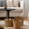 Cesta De Rafia Beige Inu 29cm