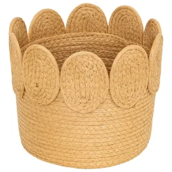 Cesta De Rafia Beige Inu 29cm