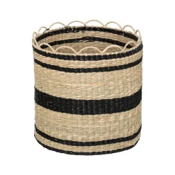 Cesta De Rafia Tam. 1/2 29.5x29.5x29.5Cm