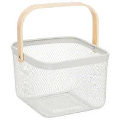 Cesta MAYAJ beige de metal