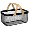 Cesta Mayaj Negro Rect. 40x26.5x18.5Cm