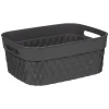 Cesta Rectangular Gris 8.5L