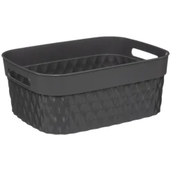 Cesta Rectangular Gris 8.5L
