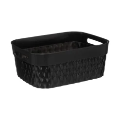 Cesta Rectangular Negra 5L