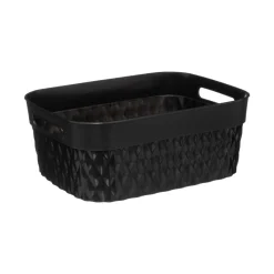 Cesta Rectangular Negra 5L