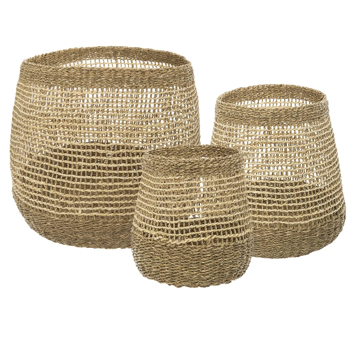 Cesta Redonda Ajoure Tamaño 3/3 43x43Cm