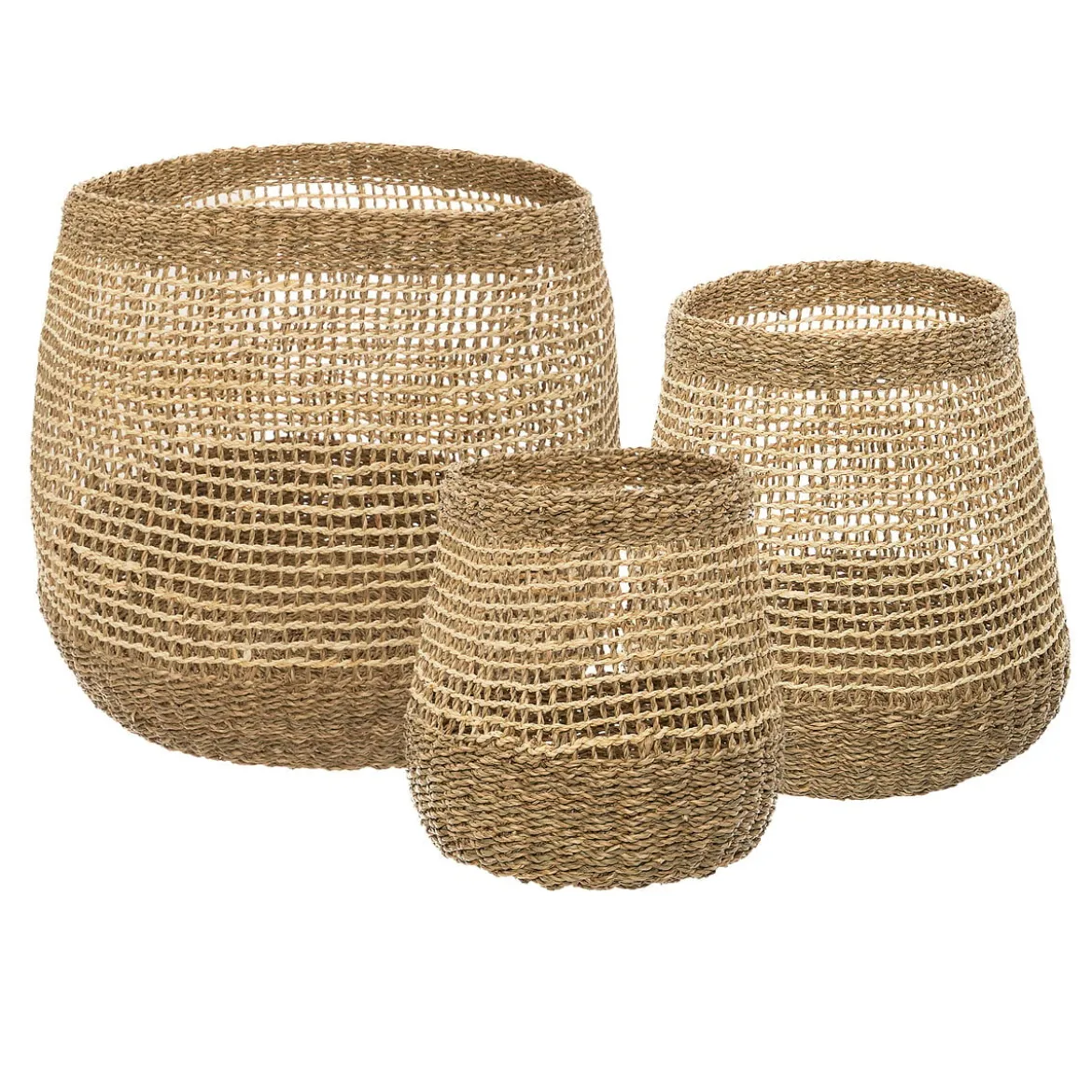 Cesta Redonda Ajoure Tamaño 2/3 34x35Cm