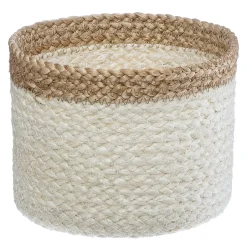 Cesta Seagrass De Yute Tam.2/3 12x15Cm