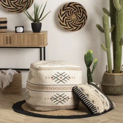 Cesta Seagrass Negra Con Asas 15x37Cm