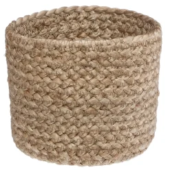 Cesto Beige De Yute 10x12cm