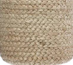 Cesto Beige De Yute 10x12cm